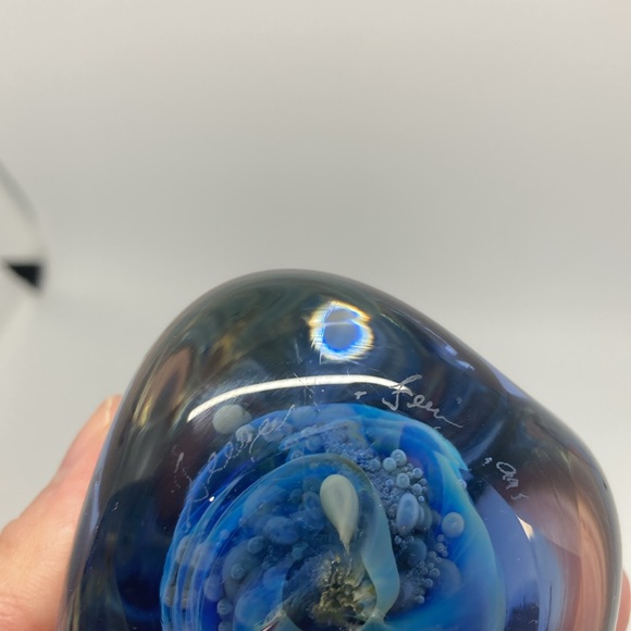 Seegers Fein Glass paperweight signed and dated 1995 - Picture 5 of 6